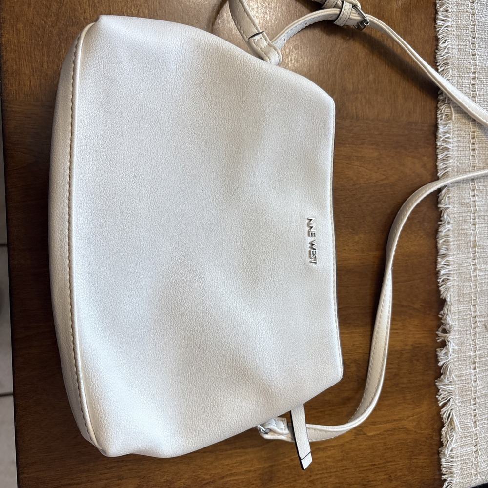 Nine West Women's Cream Crossbody - Picture 1 of 9